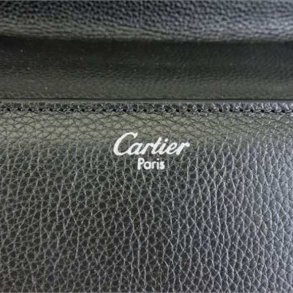 Cartier Leather Document Portfolio Briefcase - Picture 7 of 9